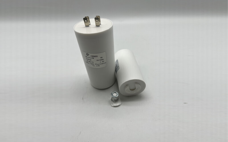 CBB60 Capacitor with White Epoxy