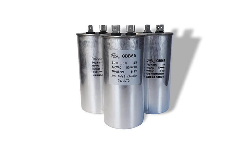 CBB65 AC Motor Capacitor 1uf-120uf with 4+4pins