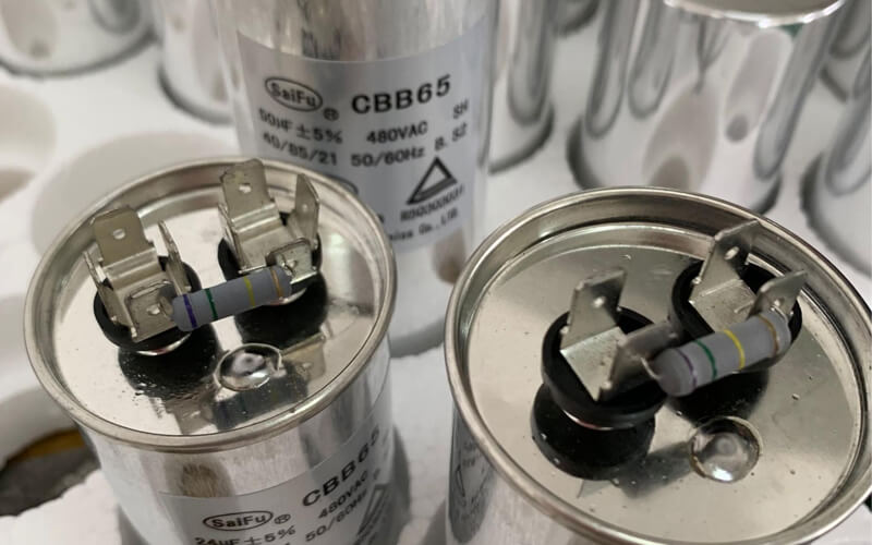 CBB65 AC Motor Capacitor 1uf-120uf with Resistance