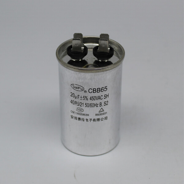 CBB65 AC Motor Capacitor 1uf-120uf with 2+2pins