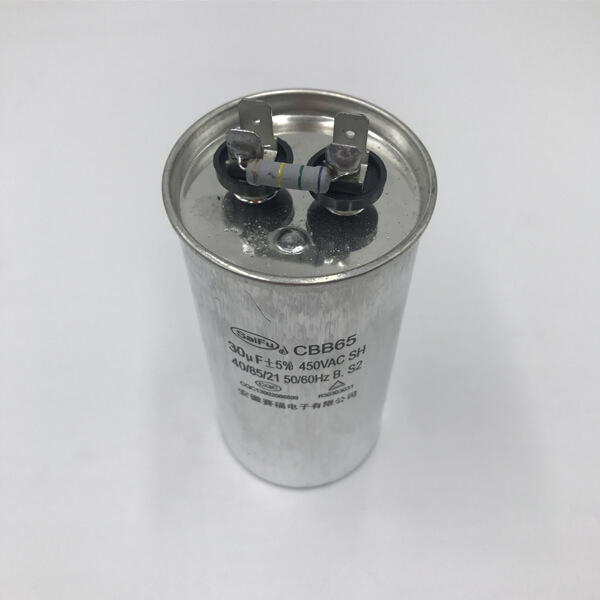 CBB65 AC Motor Capacitor 1uf-120uf with Resistance