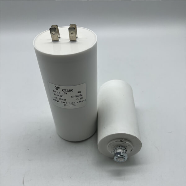 CBB60 Capacitor with White Epoxy