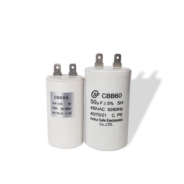 CBB60 Motor Run Capacitor with 4 Pins Features