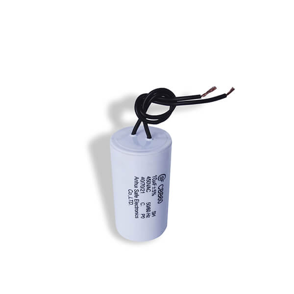 CBB60 Motor Run Capacitor with 2 Wires Features