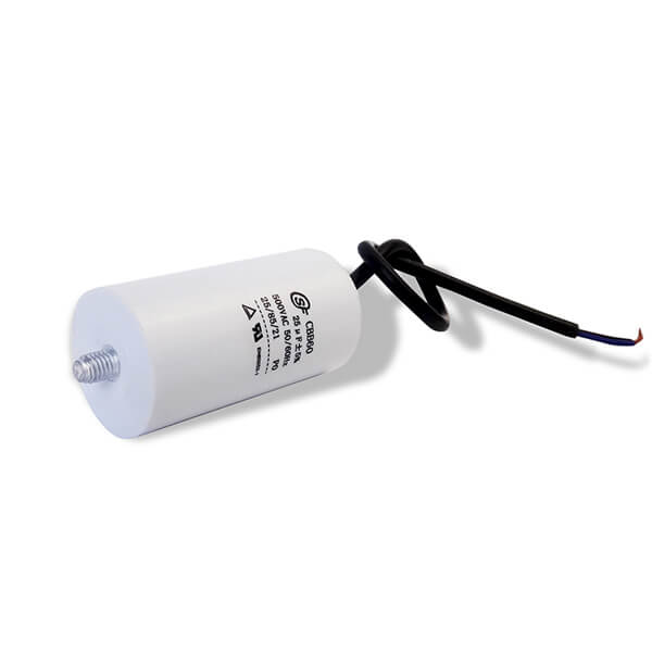 CBB60 Motor Run Capacitor with Cable