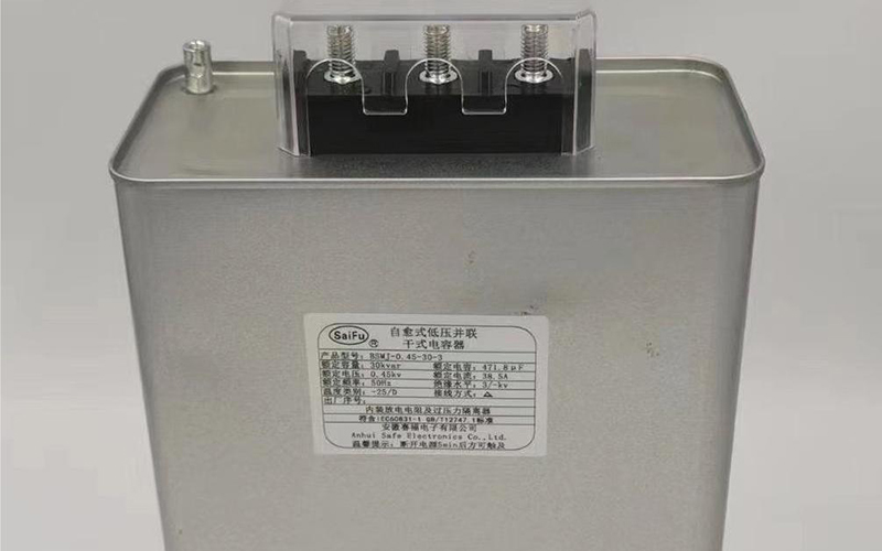 3 Phase Self-Healing Shunt Power Capacitor Square Type